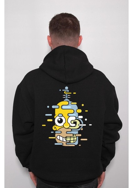 Simpsons Robotix Robot Sweatshirt Kapüşonlu Hoodie fiyatları