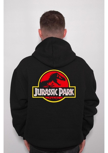 Jurassic Park Logo Dinazor Araştırmacı Sweatshirt Kapüşonlu Hoodie indirimleri