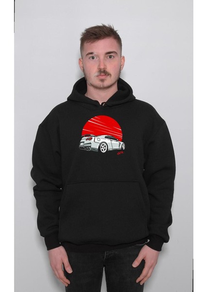 Nissan Gtr Ninja Samurai Roll Race Sweatshirt Kapüşonlu Hoodie