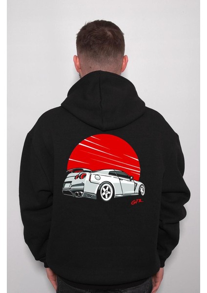 Nissan Gtr Ninja Samurai Roll Race Sweatshirt Kapüşonlu Hoodie