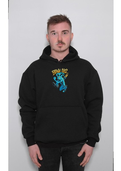 Blink 182 Tavşan Havuç Rabbit Sweatshirt Kapüşonlu Hoodie