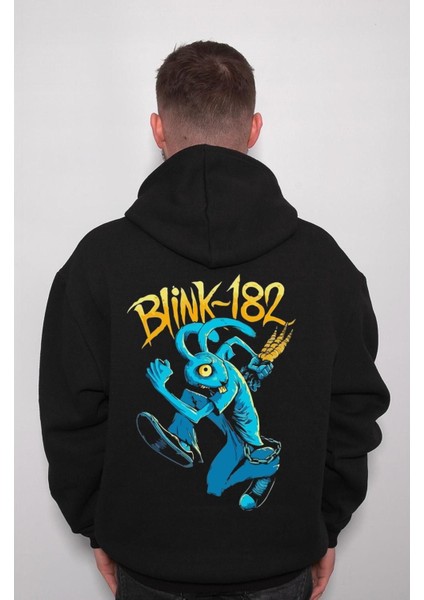 Blink 182 Tavşan Havuç Rabbit Sweatshirt Kapüşonlu Hoodie