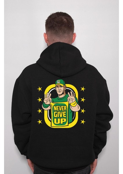 John Cena Never Give Up American Güreşi Sweatshirt Kapüşonlu Hoodie fiyatları