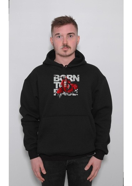 Born To Race Vespa Motor Sweatshirt Kapüşonlu Hoodie fırsatları