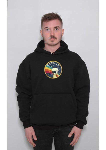 Capsule Cosmos Uzay Aracı Space Sweatshirt Kapüşonlu Hoodie