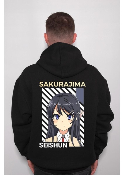 Anime Sakurajıma Seishun Sweatshirt Kapüşonlu Hoodie fiyatları