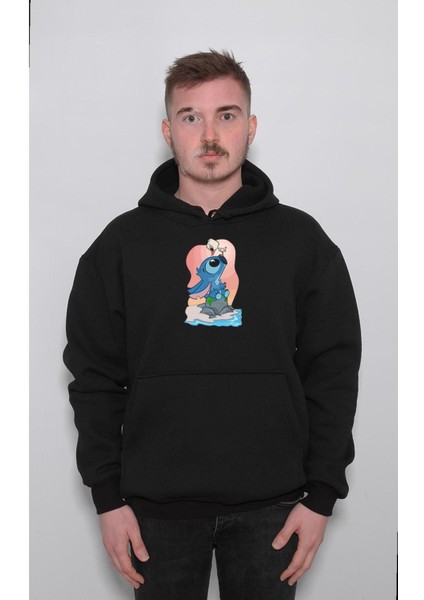 Stick Stiç Bird Sea Sweatshirt Kapüşonlu Hoodie