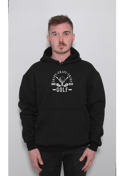 Golf Enjoy Golf Clup Sweatshirt Kapüşonlu Hoodie