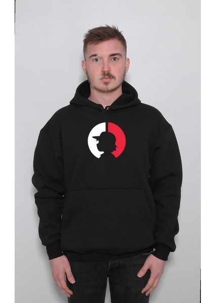 Pokemon Ash Ketchum Kırmızı Top Sweatshirt Kapüşonlu Hoodie