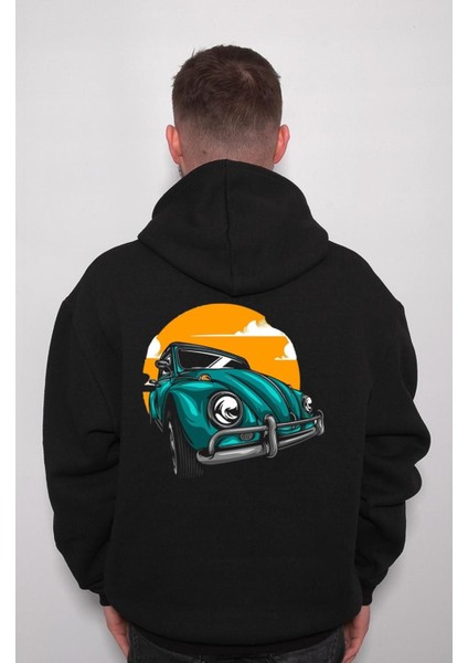 Volkswagen Beetle Vosvos Retro Sweatshirt Kapüşonlu Hoodie fiyatları