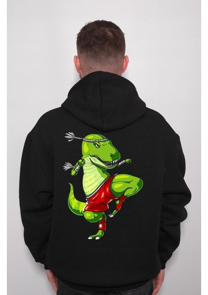 Muay Thai T-Rex Dövüş Box Kick Box Sweatshirt Kapüşonlu Hoodie fiyatları