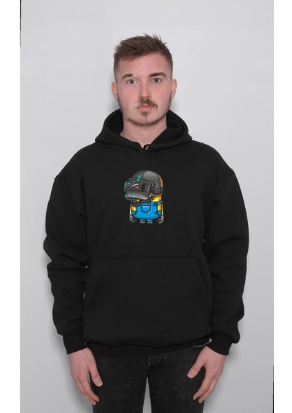 Minions Pubg Kask Sniper Savaşçı Sweatshirt Kapüşonlu Hoodie
