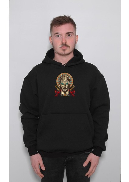 John Wick Keanu Revees Sweatshirt Kapüşonlu Hoodie