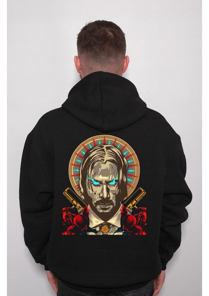 John Wick Keanu Revees Sweatshirt Kapüşonlu Hoodie