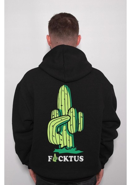 Fcktüs Kaktüs Argo Orta Parmak Sweatshirt Kapüşonlu Hoodie fiyatları