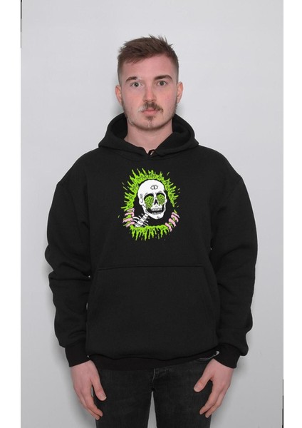 Skull Kuru Kafa Metal Metallica Music Müzik Band Sweatshirt Kapüşonlu Hoodie