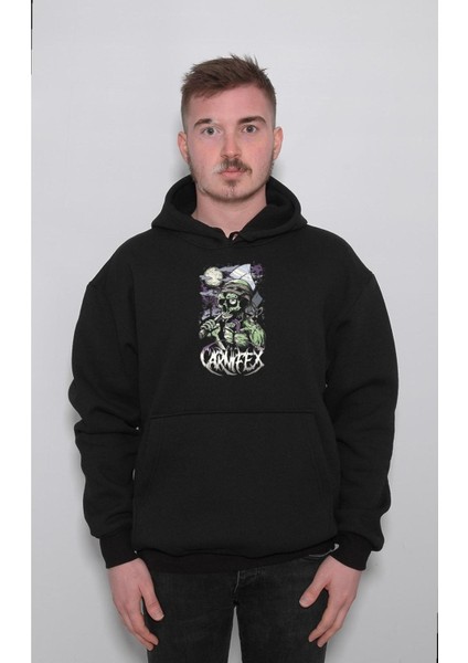 Carnifex Rock Ghotic Black Metal Dead Sweatshirt Kapüşonlu Hoodie