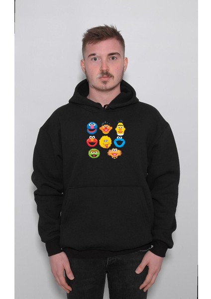 Susam Sokağı Cookie Kurabiye Canavarları Sweatshirt Kapüşonlu Hoodie fırsatları