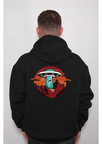 Uzay Space Uzaylı Ufo Sweatshirt Kapüşonlu Hoodie fiyatları