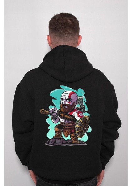 God Of War Kratos Kalkan Balta Game Sweatshirt Kapüşonlu Hoodie fiyatları