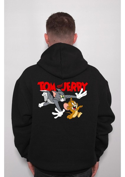 Tom And Jerry Kedi Fare Cartoon Network Sweatshirt Kapüşonlu Hoodie fiyatları