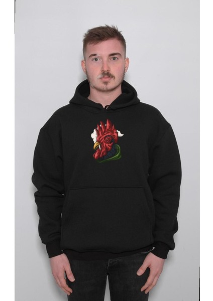 Horoz Çilli Horoz Sweatshirt Kapüşonlu Hoodie