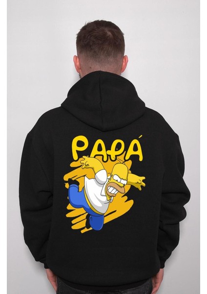 Simpson Homer Papa Baba Simpsonlar Sweatshirt Kapüşonlu Hoodie