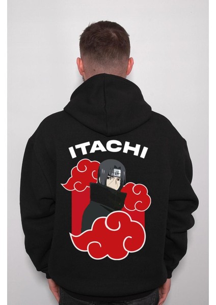 Naruto Itachi Japanese Anime Sweatshirt Kapüşonlu Hoodie fiyatları