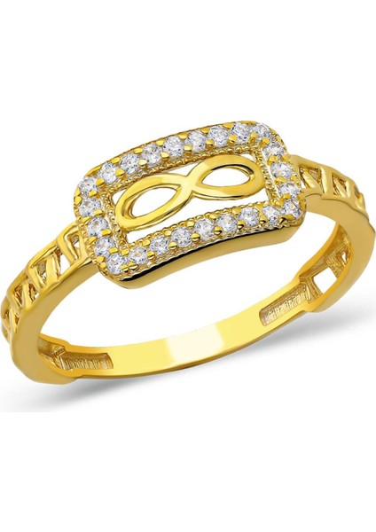 Detaylı Taşlı Yüzük