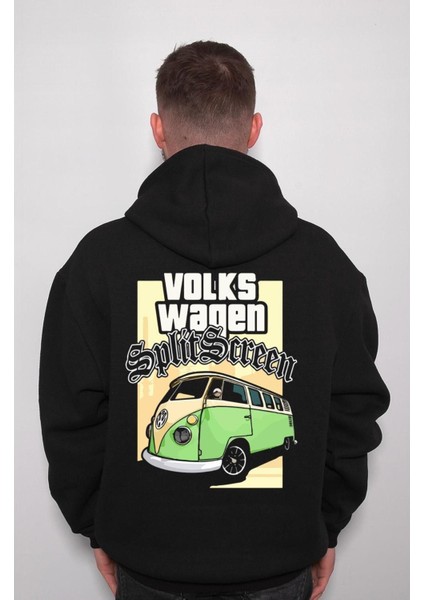 Volkswagen T1 T2 T3 Hippi Transporter Sweatshirt Kapüşonlu Hoodie fiyatları