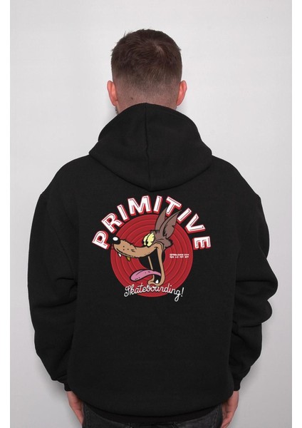 Primitive Wolf Kurt Çizgi Film Sweatshirt Kapüşonlu Hoodie fiyatları