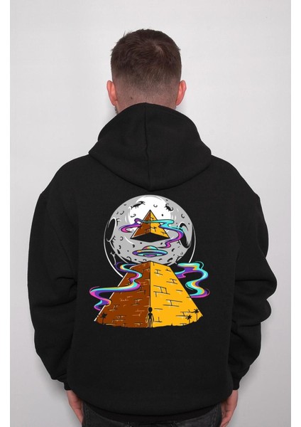 Mısır Piramit Uzay Gemisi Cosmos Space Egypt Sweatshirt Kapüşonlu Hoodie fiyatları
