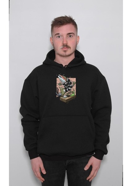 Fish Sushi Suşi Japan Rice Sweatshirt Kapüşonlu Hoodie