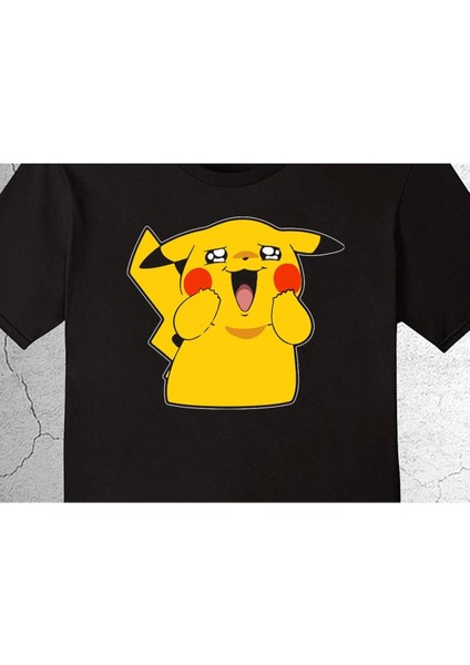 Pokemon Pikachu Pika Pika Electric Elektrik Tişört Çocuk T-Shirt fiyatları