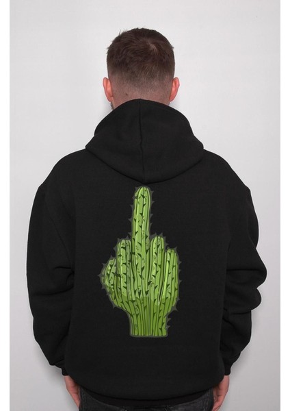 Fcktüs Kaktüs Argo Orta Parmak Sweatshirt Kapüşonlu Hoodie fiyatları
