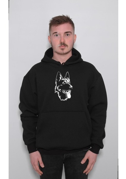 Alman Kurdu Panzer Wolf Sweatshirt Kapüşonlu Hoodie