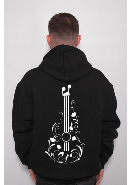 Gitar Guitar Solo Müzik Müsic Enstürman Sweatshirt Kapüşonlu Hoodie fiyatları