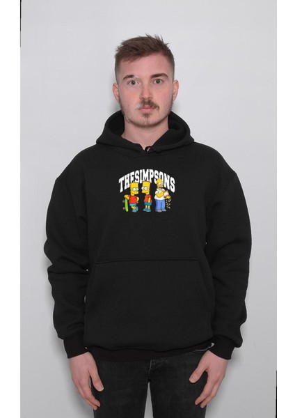 The Simpsons Simpsonlar Bart Homer Sweatshirt Kapüşonlu Hoodie