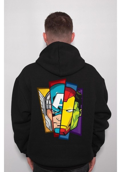 Marvel Süper Kahramanlar Sweatshirt Kapüşonlu Hoodie fiyatları