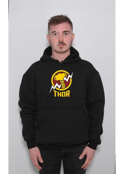 Thor Çekiç Avengers Loki Odin Asgard Sweatshirt Kapüşonlu Hoodie