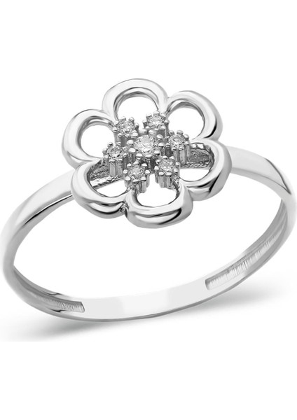 Taşlı Çiçek Model Yüzük fiyatları