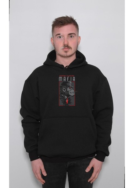 Mafia Gang Maymun Monkey Turkish Gang Sweatshirt Kapüşonlu Hoodie