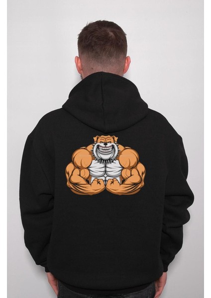Pitbull Bulldog Gym Fitness Bodybuilding Sporcu Köpek Sweatshirt Kapüşonlu Hoodie fiyatları