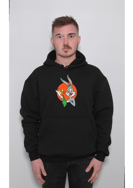 Bugs Bunny Çizgi Film Cartoon Network Sweatshirt Kapüşonlu Hoodie
