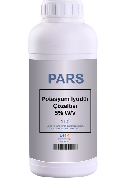 Potasyum Iyodür Çözeltisi 5%w/v 1000 ml