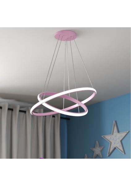 Robin 2 'li Pembe Sarkıt Günışığı Ledli Modern LED Avize