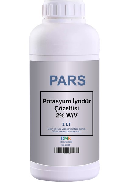Potasyum Iyodür Çözeltisi 2%w/v 1000 ml