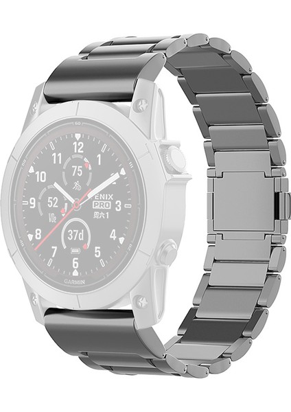 Garmin Fenix 7 / Forerunner 965/955/945/935 Watch Band 22MM Manyetik Toka Metal Titanyum Alaşımlı Kayış - Gri (Yurt Dışından)