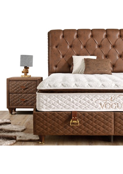 Vogue Baza Çift Kişilik 150X200 cm (Yatak ve Başlık Fiyata Dahil Değildir)