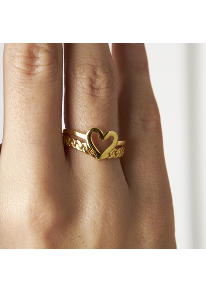 Zarif Kalp Yüzük modelleri